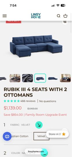Like new linsay modular couch 4seater