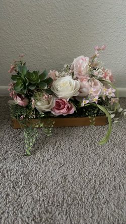 Fake floral arrangement