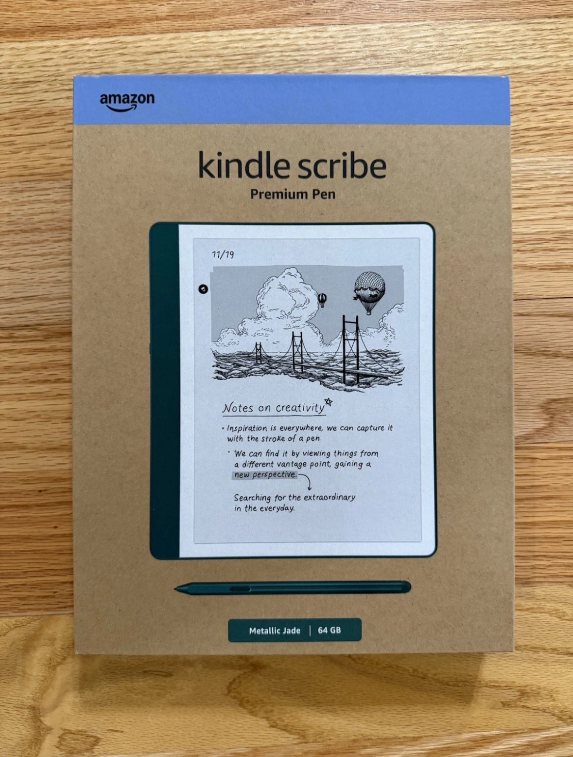 BRAND NEW SEALED Amazon Kindle Scribe 64GB 2nd Generation W/ Premium Pen 2025 Metallic Jade