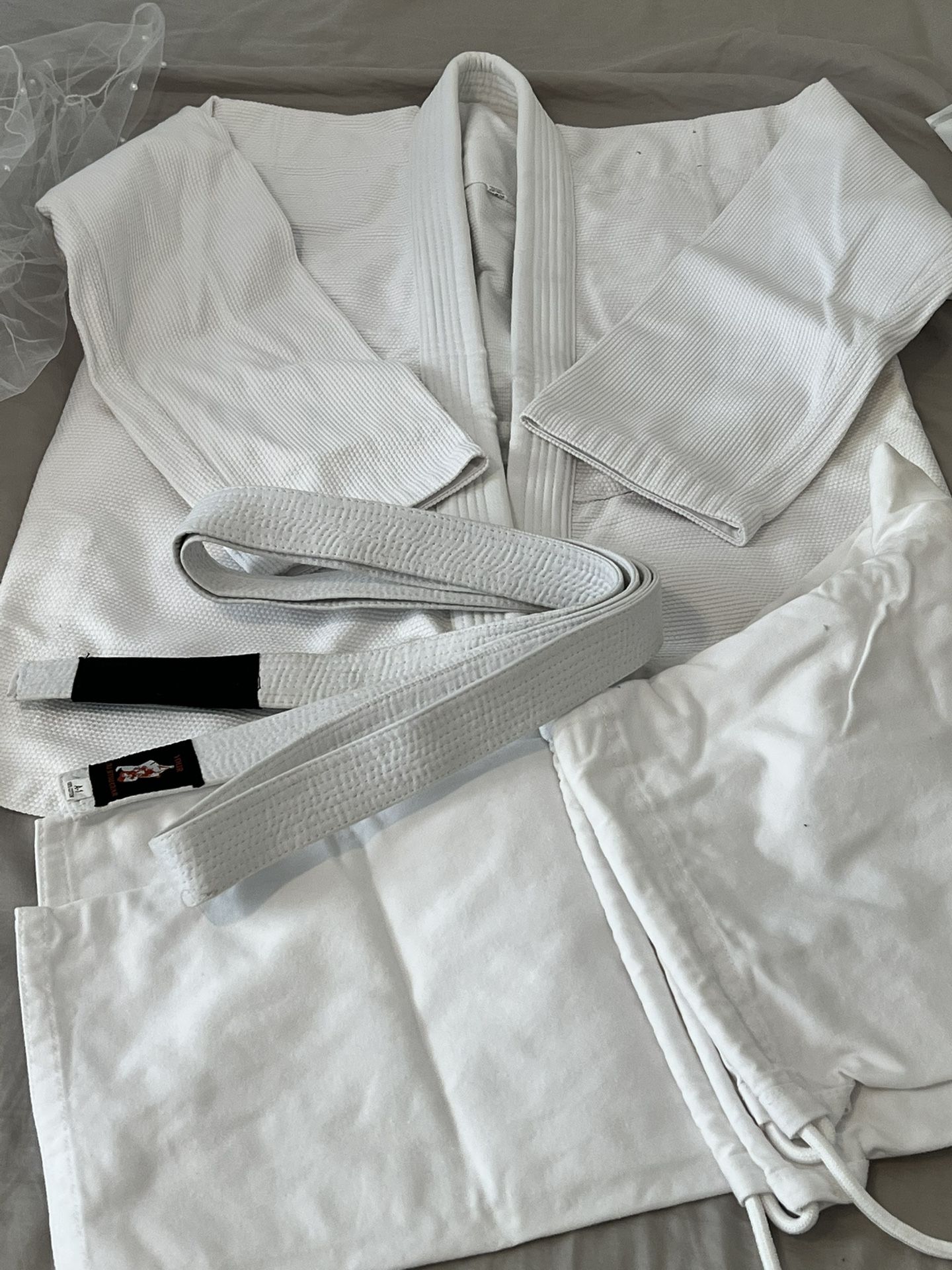 Uniform For Jujitsu, Taekwondo, Women, Size S