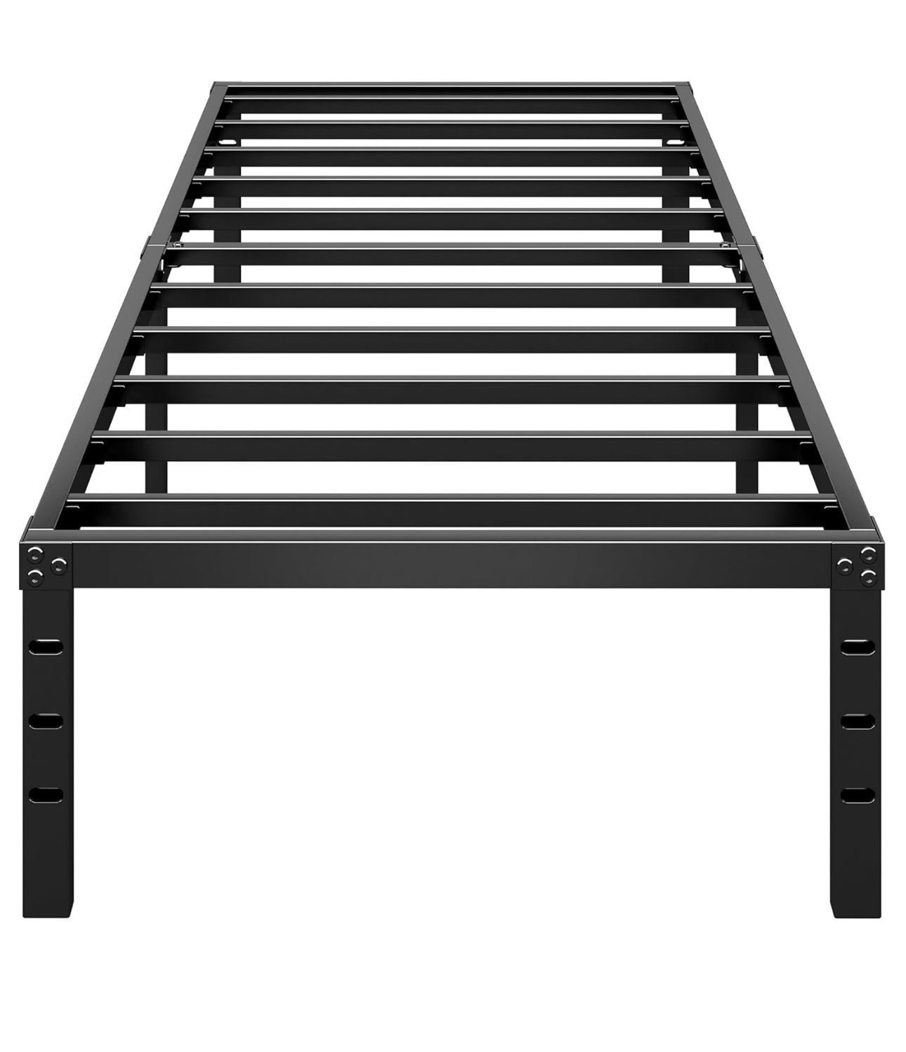 Metal Platform Bed Frame ,No Box Spring Needed,Twin, XL, Full, Queen, King, Cal King Size Bed with Heavy Duty Strong Support Slats,Easy to Assemble,Bl