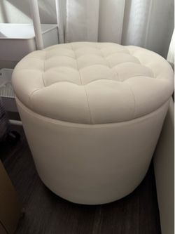Storage Ottoman PU Leather 19”