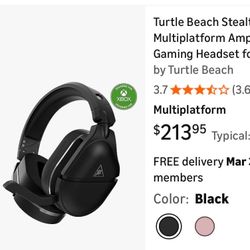 Turtle Beach Stealth 700 Gen 2 MAX Multiplatform Amplified Wireless Gaming Headset for Xbox Series XIS, And PC 