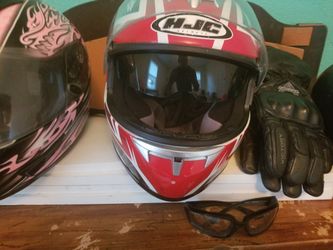 Motorcycle helmets and gear