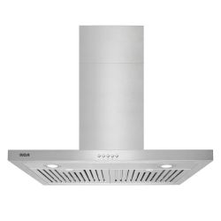 RCA R-RHWM3S30BSS 30 in. Sterling Collection 400 CFM Ducted T-Shape Wall Mount Range Hood, Push Buttons, LEDs, Stainless Steel