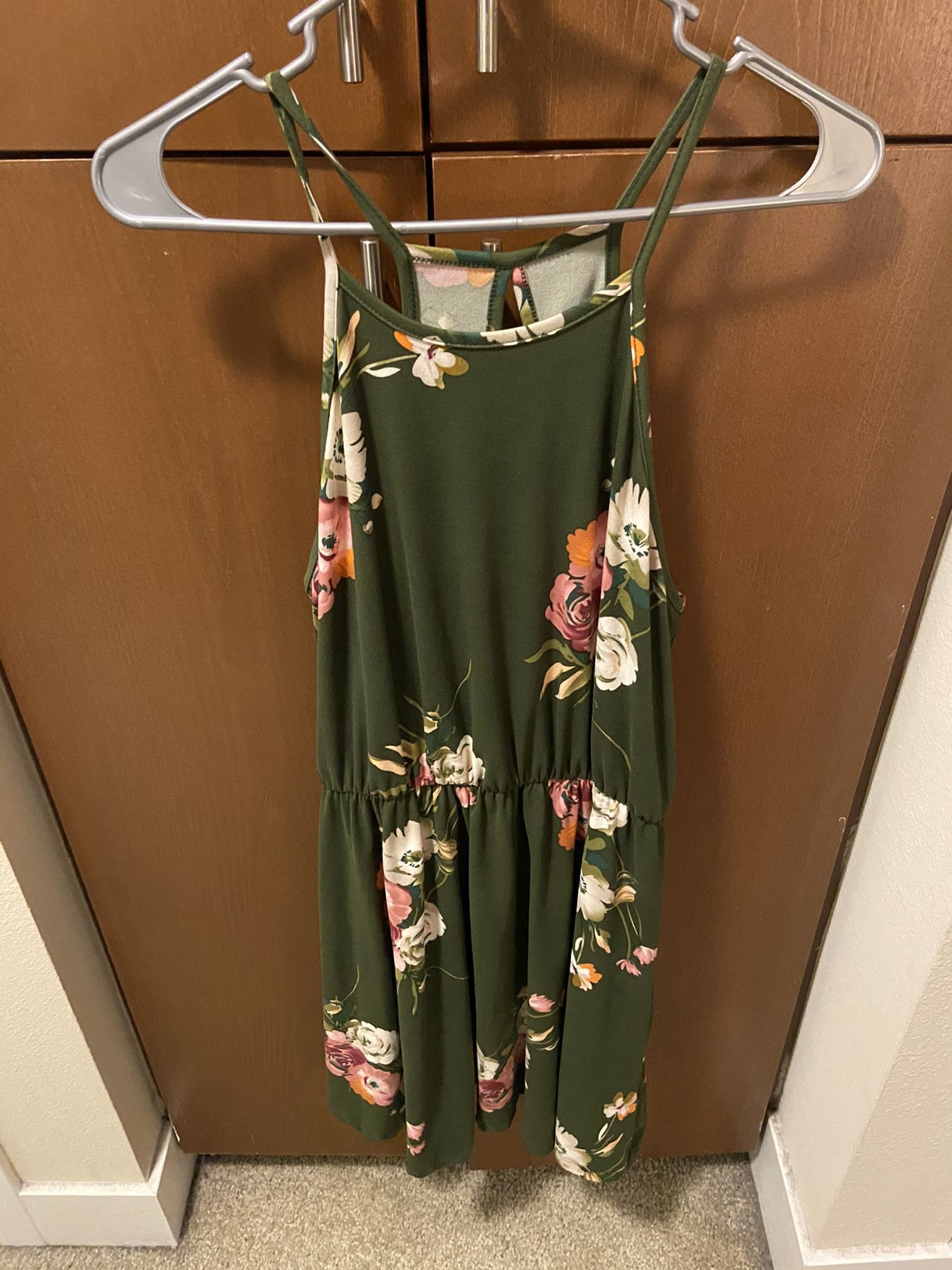 Green Floral Dress