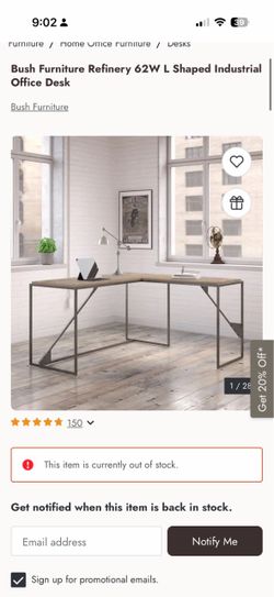 L shaped office desk - disassembled all nuts, bolts in a zip lock