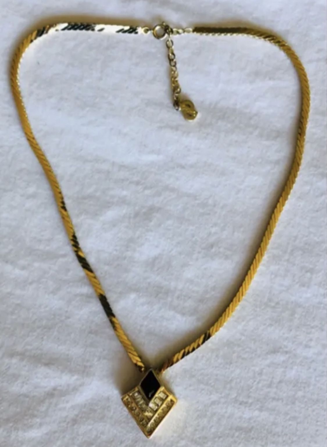 Christian Dior Vintage Rare Necklace & Dust bag