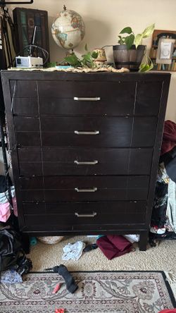 dark wood dresser