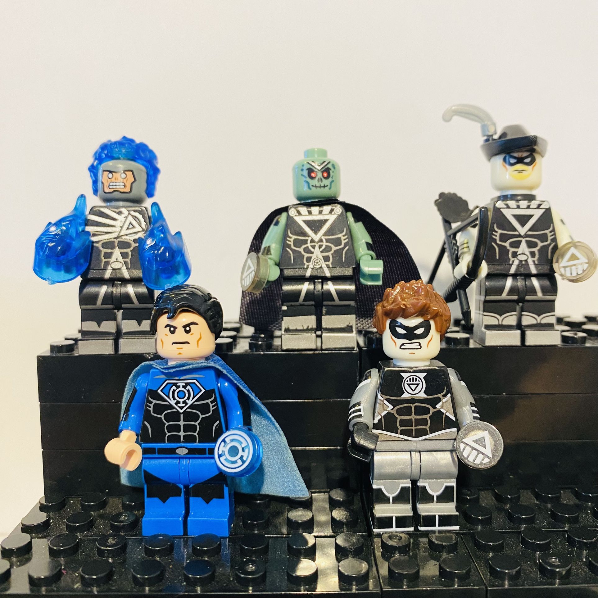 DC Comics Blackest Night Minifigures Heroes Set| New Custom LEGO Compatible Toys