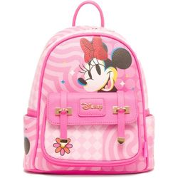 Mini Minnie Mouse Backpack Pink – WondaPop Faux Leather Bag for Adults & Girls