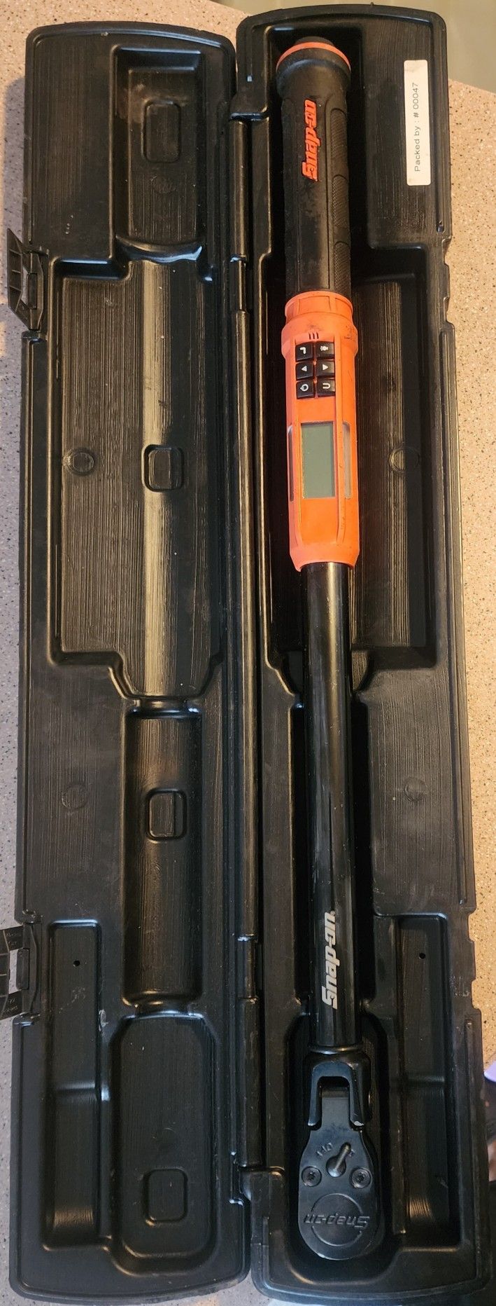 SnapOn 1/2 in digital torque wrench