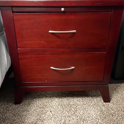 Queen size bed frame & night stands