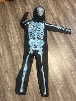 Boys Skelton costume size large