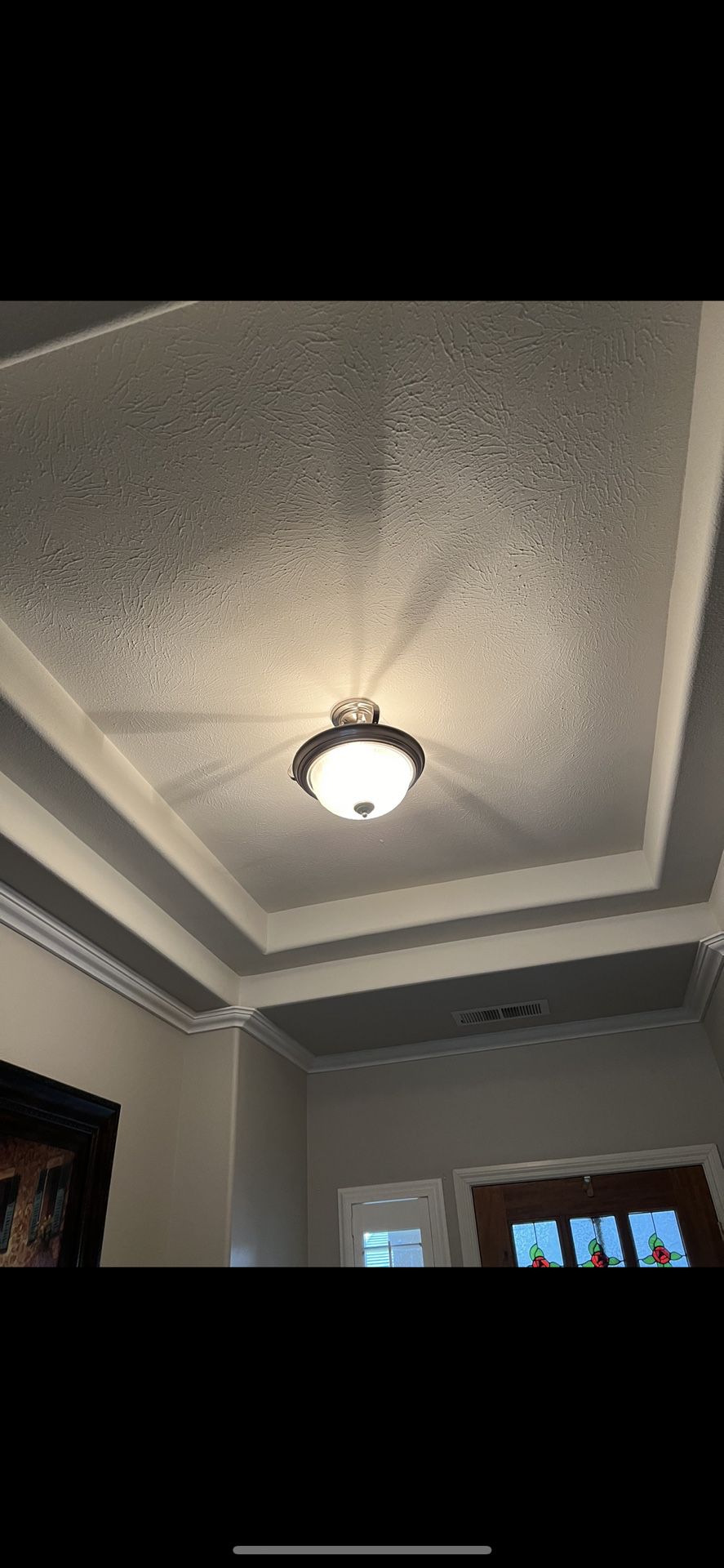 Ceiling Fan, And Two Ceiling Lamps In Good Condition. 
