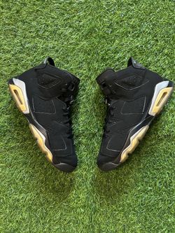 Air Jordan 6 Chrome Black Metallic Silver 2015 Size 6.5Y GS 384665-003 No Box