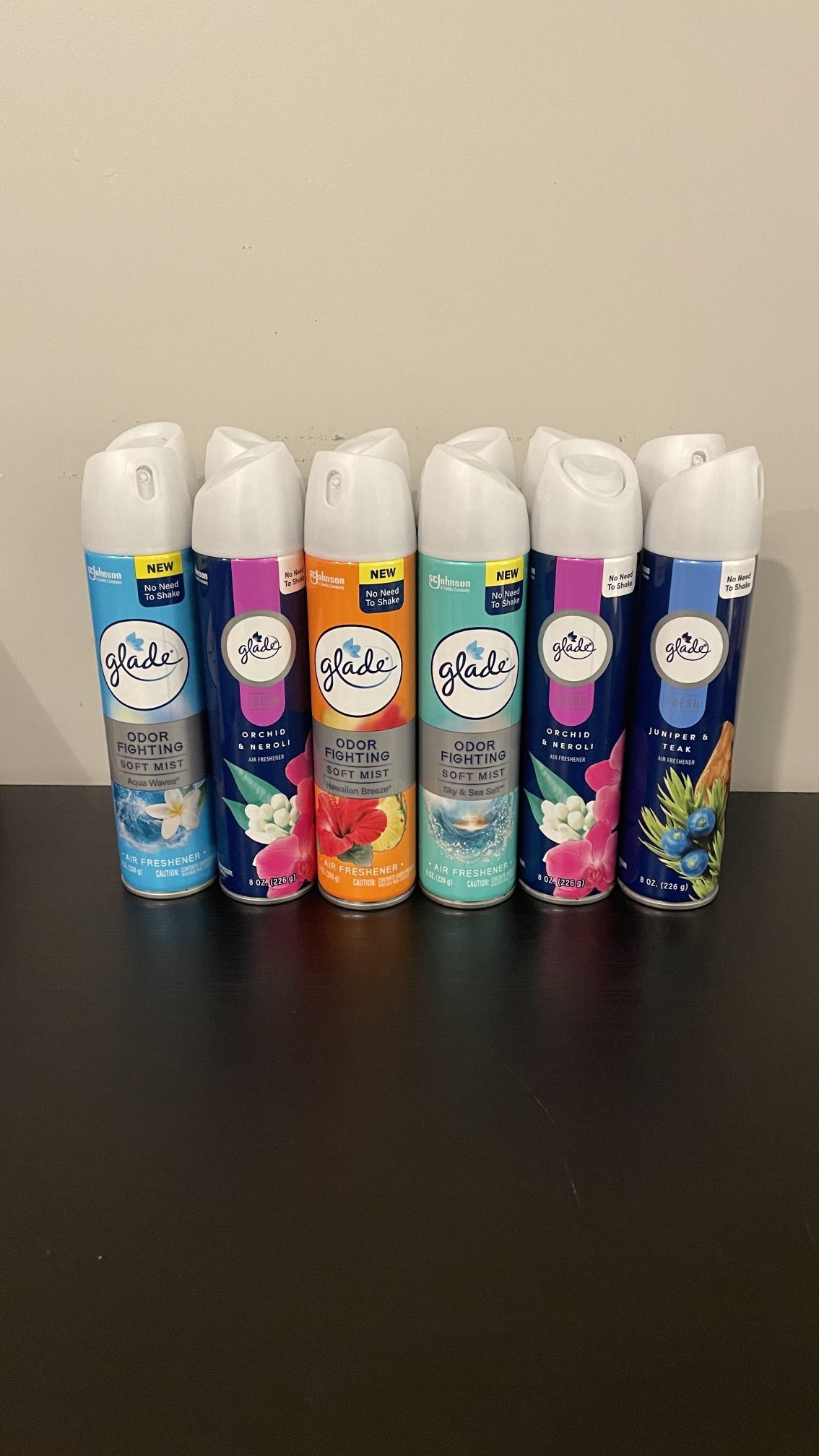 Glade air fresh sprays 18 bottles for $30