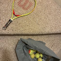 Tennis Racket And Balls For Sale Hit Me Up 10$