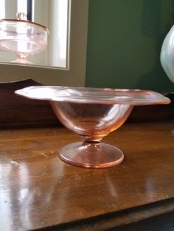 Antique Pink glass bowl