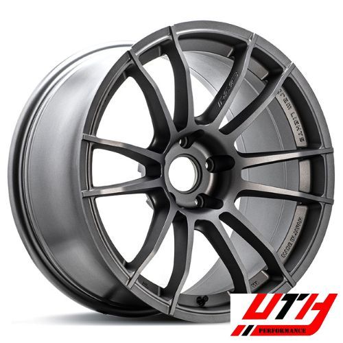 RAYS VOLK GRAMLIGHTS 57XR 18x10.5 5x114 +22 WHEELS RIMS MATTE GRAPHITE