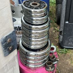 Chrome, Weight Plates Standard 1 Inch