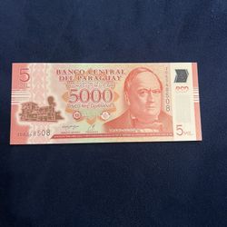 Paraguay 🇵🇾 (5000 guaranes) 