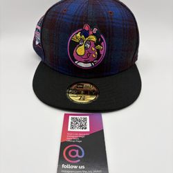 Cleveland Guardians New Era 59Fifty Mascot Fitted Patch Hat Cap Size 7 1/8