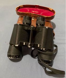 Manon Deluxe Lens Binoculars -7X50 Extra wide angle Vintage with original Case