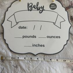 Baby Announcement Board