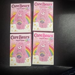 4 Care Bear Colorful Hugs Figurine 