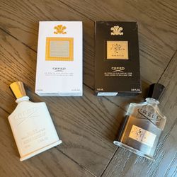 Creed Aventus + Silver Mountain Water Bundle – 3.3oz Each – AUTHENTIC Luxury Fragrances