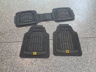 CAT Heavy-Duty 3 Piece Rubber All Season Floor Mats