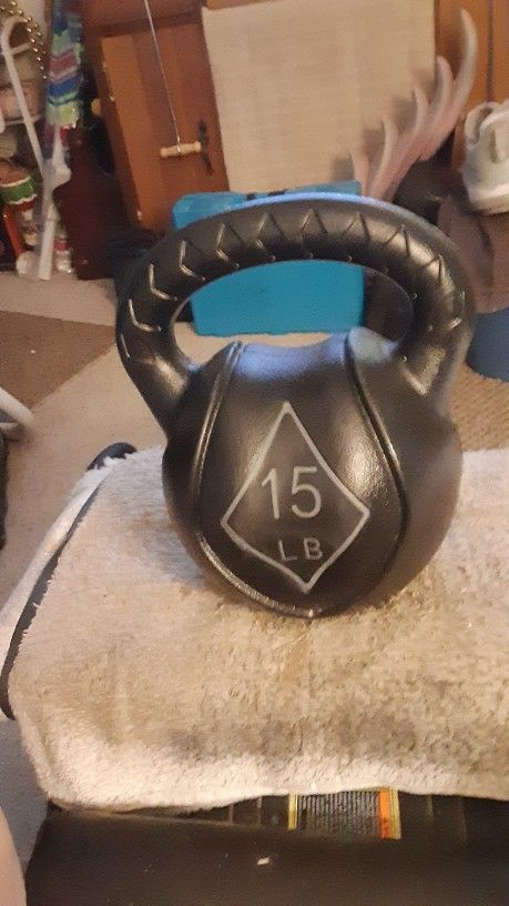 Two Kettlebells  , #5  &  #15