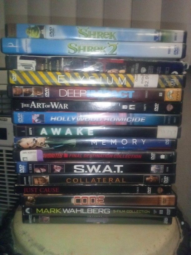 Auction DVDs Movies