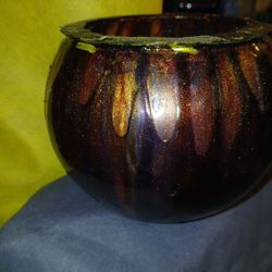 Small Brown Resin Bowl