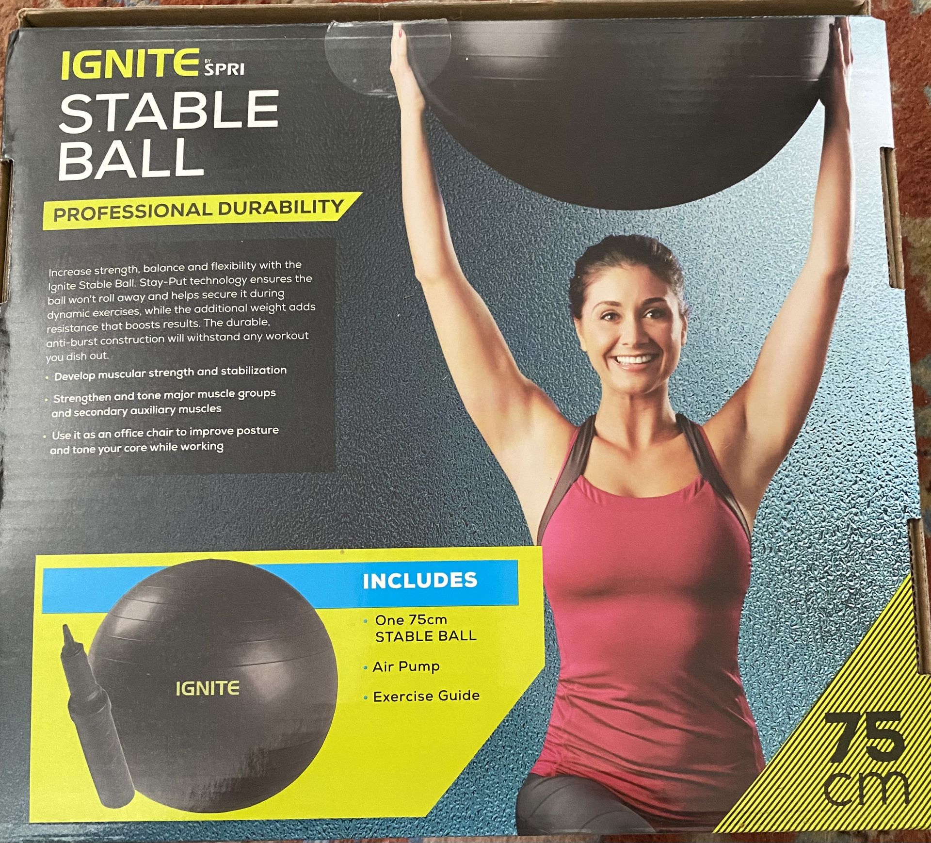 Ignite Stable Ball For Exercise 55cm & 75cm