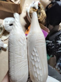 2 clay decoration