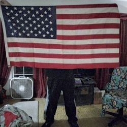 American Flag And Various Patches