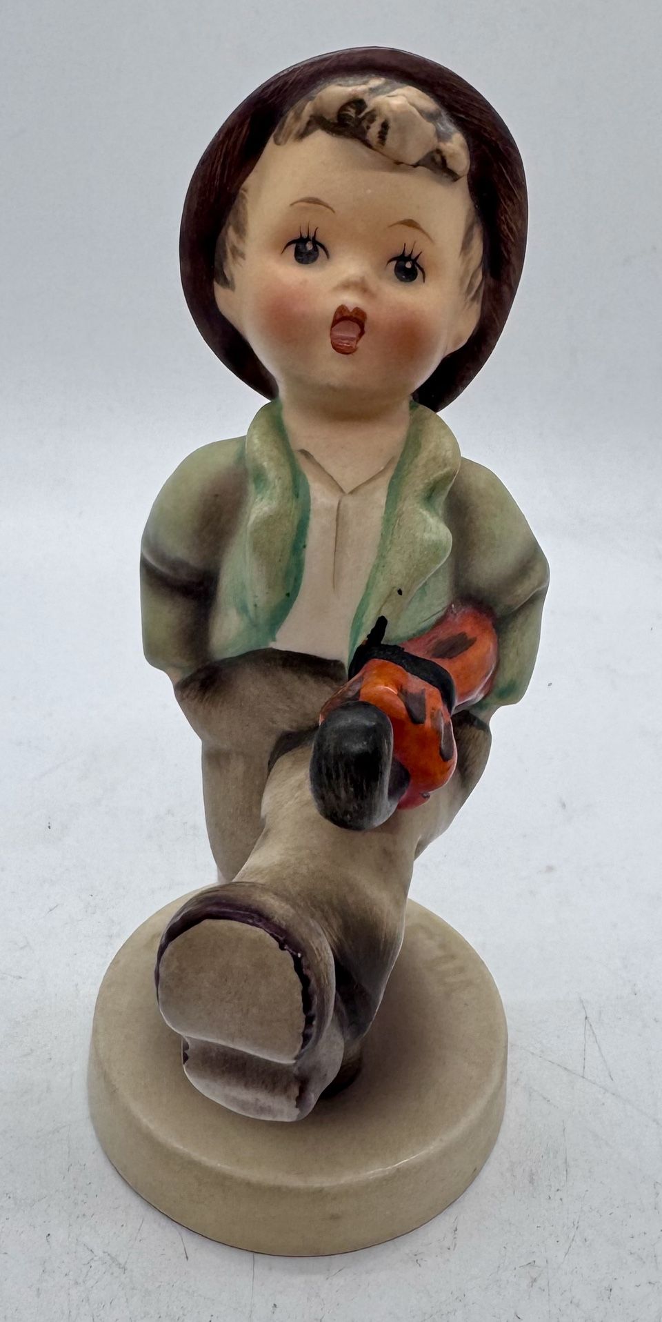 Vintage Goebel Hummel #109/0 - "Happy Traveler" - TMK 3 - 5" Tall From Western Germany