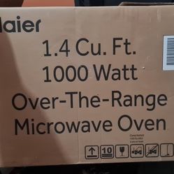 Haier 1.4 1000w Over The Range Micro Oven!!