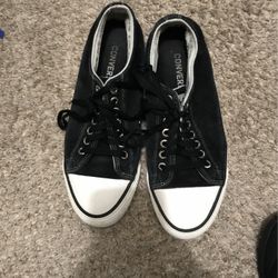 Converse All Star Mens Size 10 Womens Size 12 Black