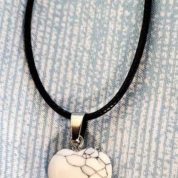 Stone HEART necklace 