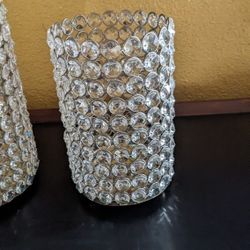 Cristal Glass Candle Holder