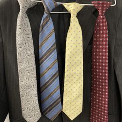 Boys Suit Coat And Ties