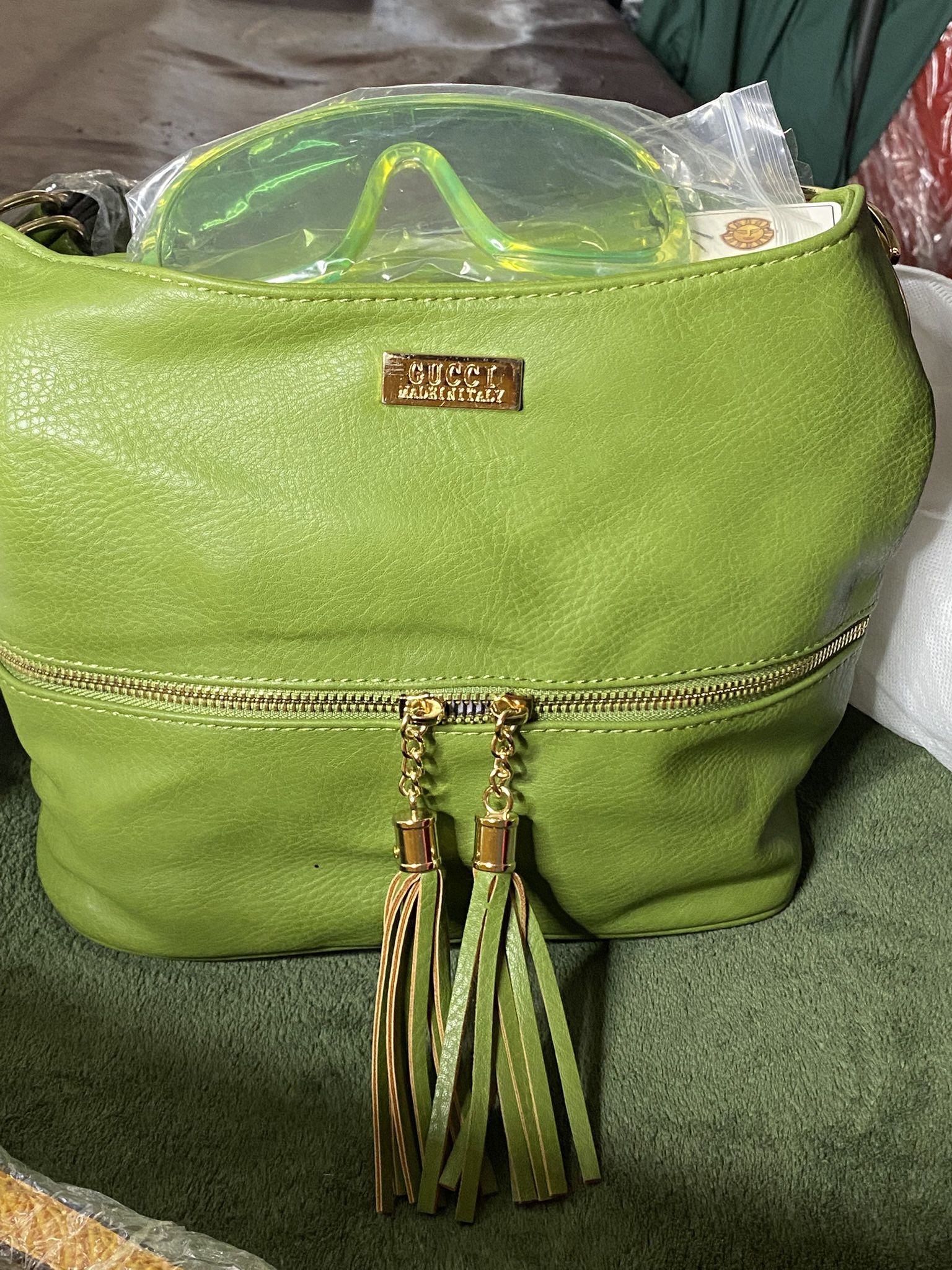 Double G Purse and Matching Sunglasses Set