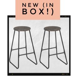 NEW Industrial Barstools (2)