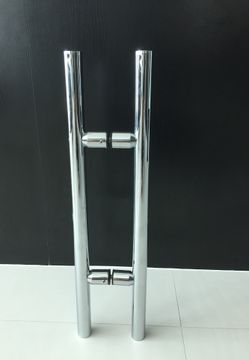 24 Inch H-shaped Stainless Steel Glass Door Handles