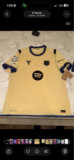 FC Barcelona Away Nike Soccer Jersey