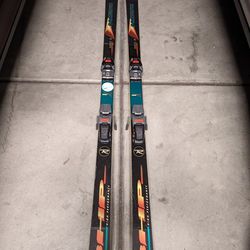 Rossignol 3 Series 180cm Skis & Poles
