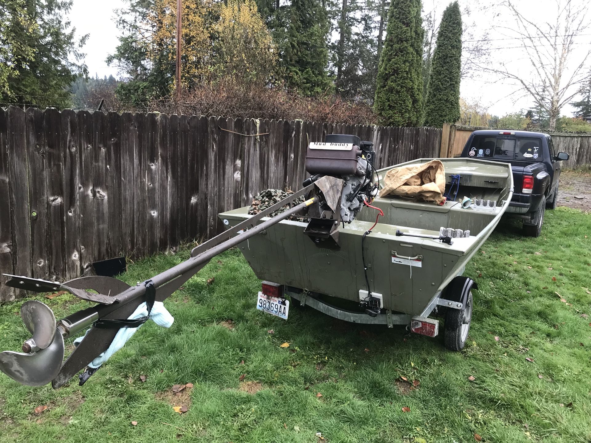 Mud Buddy 29hp long tail mud motor for Sale in Stanwood, WA OfferUp